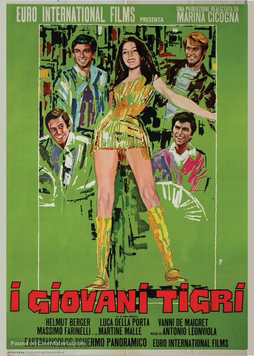 I giovani tigri - Italian Movie Poster