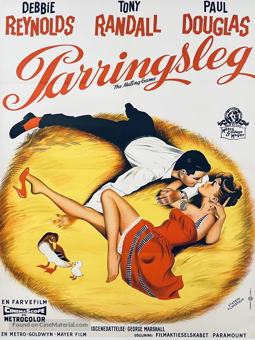 The Mating Game - Danish Movie Poster