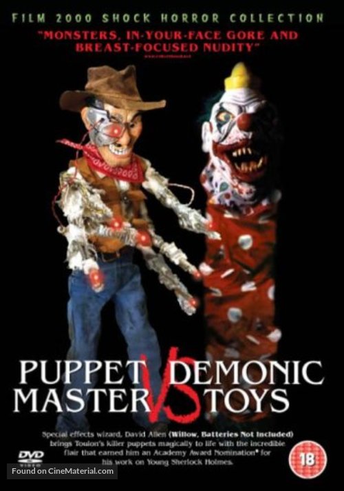 Puppet Master vs. Demonic Toys - British Movie Cover