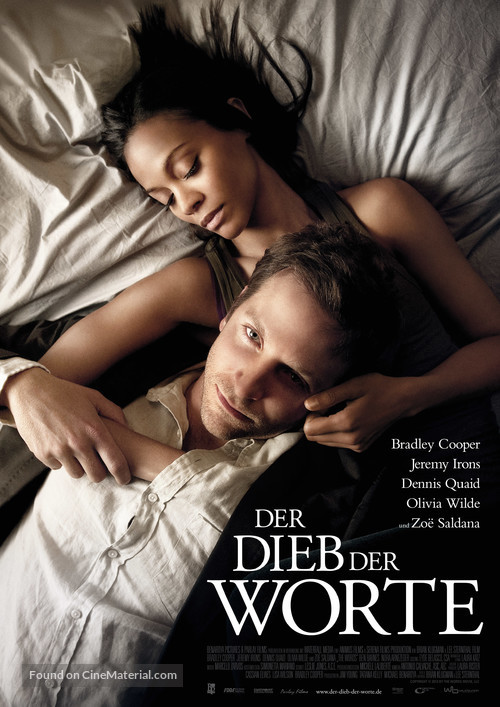 The Words - German Movie Poster