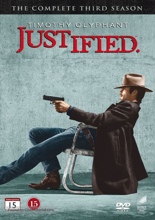 &quot;Justified&quot; - Danish DVD movie cover