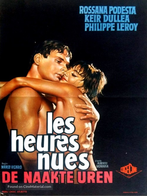 Le ore nude - Belgian Movie Poster