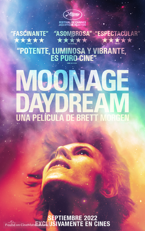 Moonage Daydream - Spanish Movie Poster