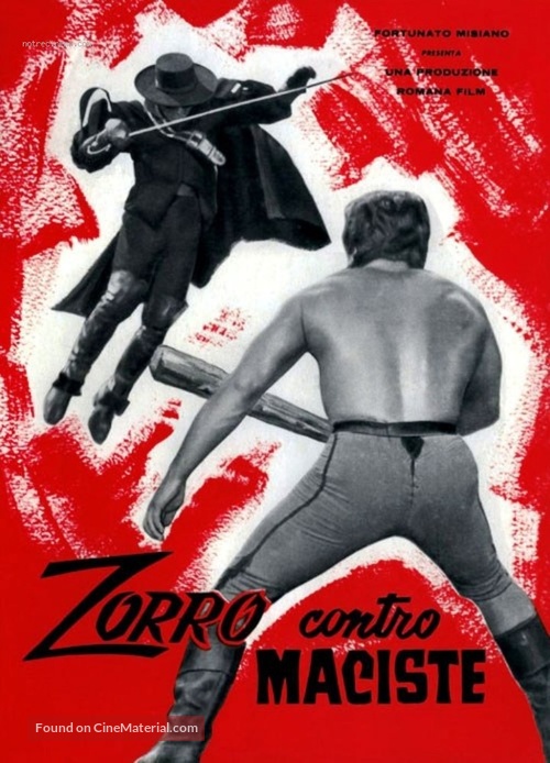 Zorro contro Maciste - Italian Movie Poster