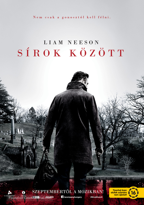 A Walk Among the Tombstones - Hungarian Movie Poster