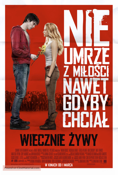 Warm Bodies - Polish Movie Poster