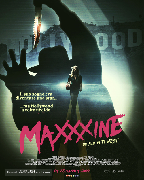 MaXXXine - Italian Movie Poster