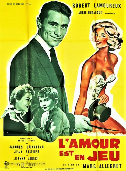 L&#039;amour est en jeu - French Movie Poster