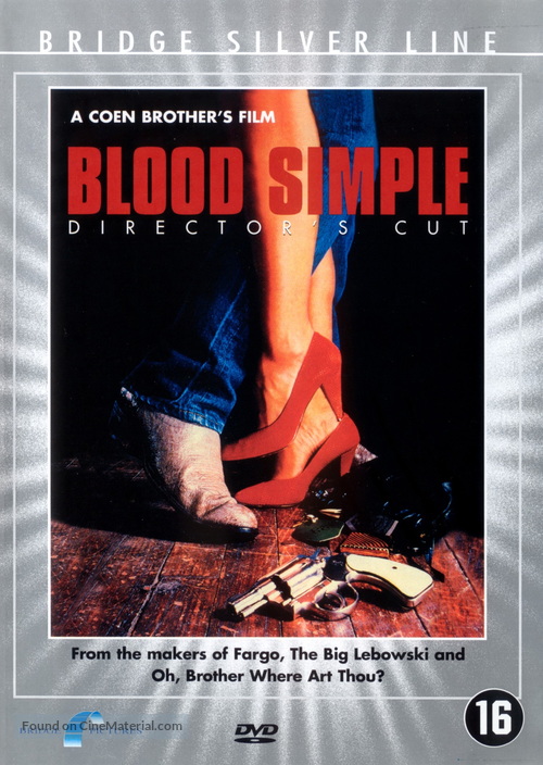 Blood Simple - Dutch DVD movie cover