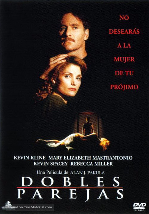 Consenting Adults - Spanish DVD movie cover