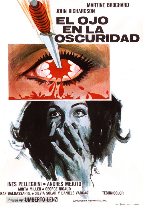 Gatti rossi in un labirinto di vetro - Spanish Movie Poster