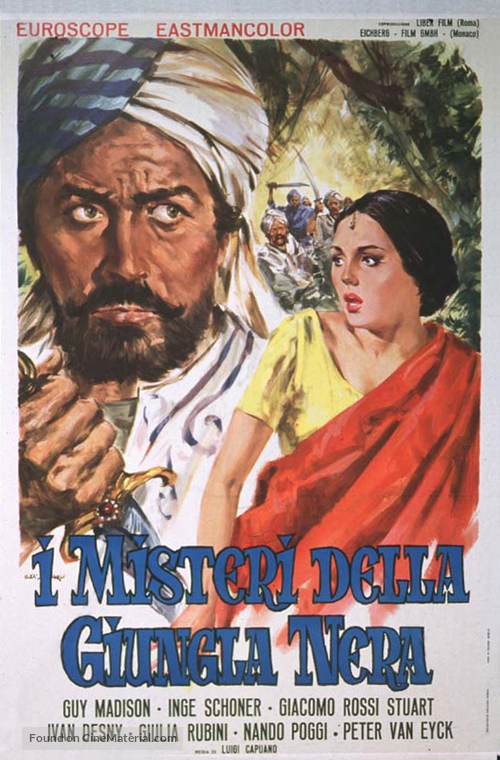 I misteri della giungla nera - Italian Movie Poster