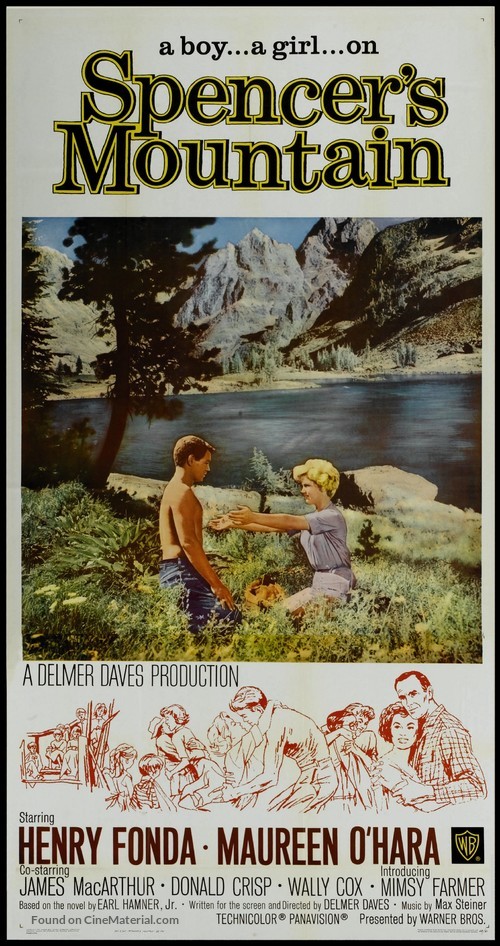 Spencer&#039;s Mountain - Movie Poster