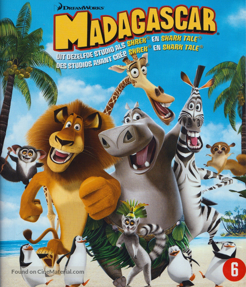 Madagascar - Belgian Blu-Ray movie cover
