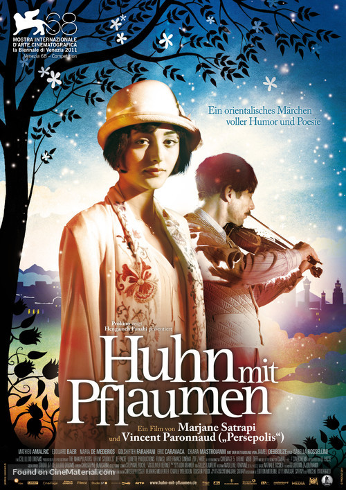 Poulet aux prunes - German Movie Poster