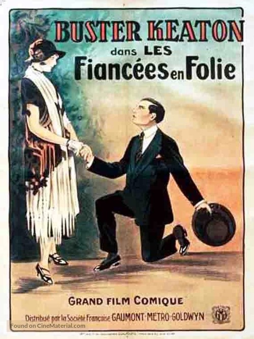 Seven Chances - French Movie Poster