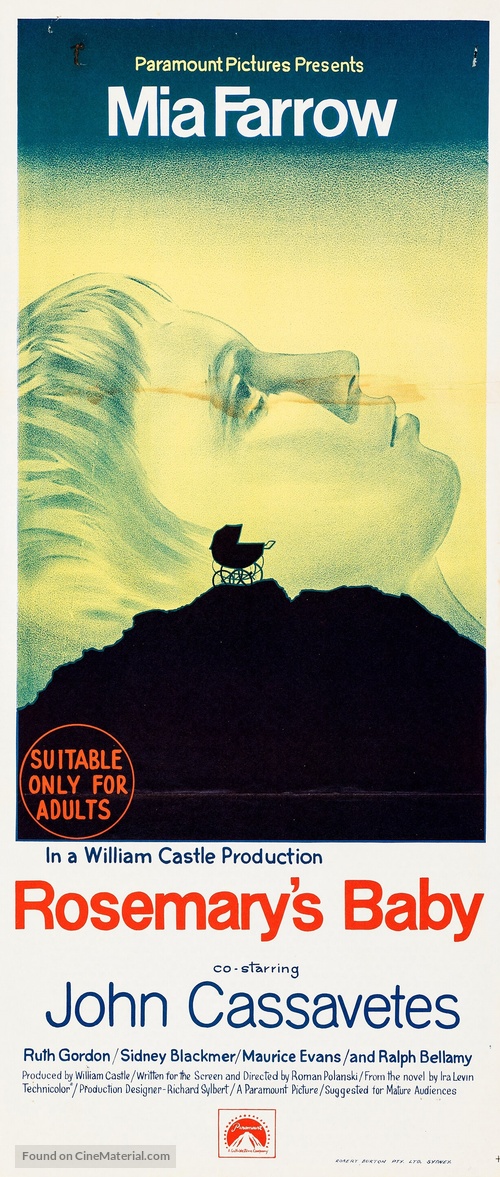 Rosemary&#039;s Baby - Australian Movie Poster