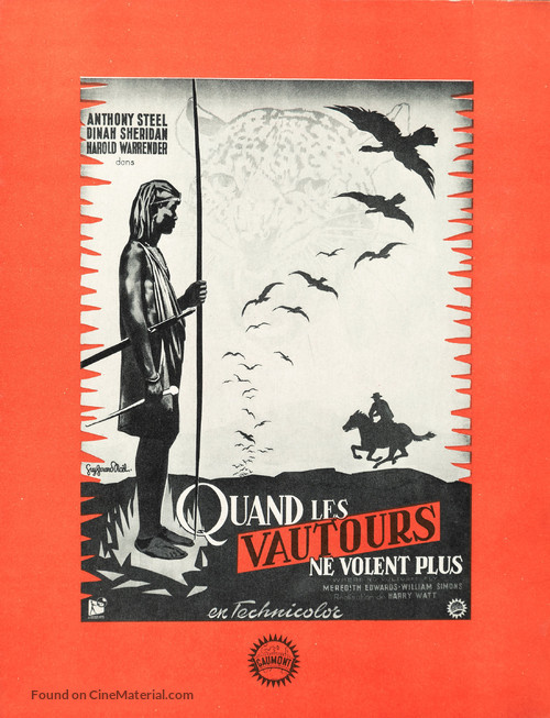 Where No Vultures Fly - French Movie Poster