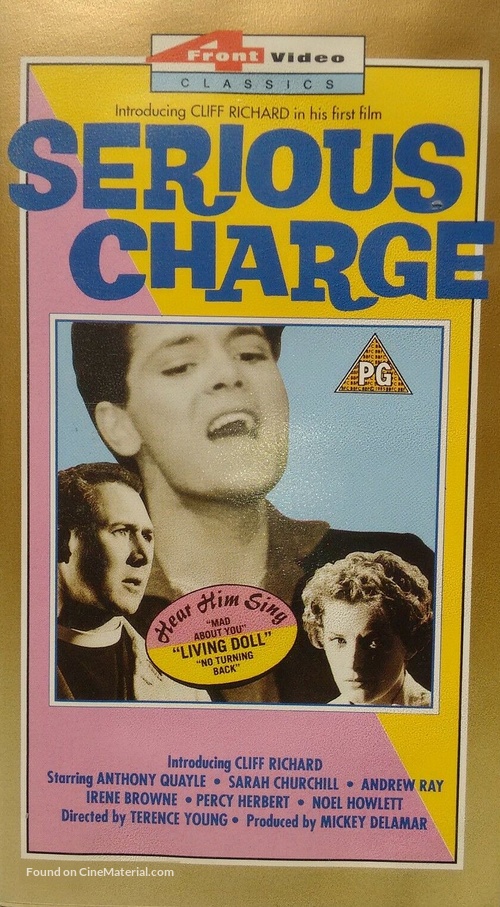 Serious Charge - British VHS movie cover