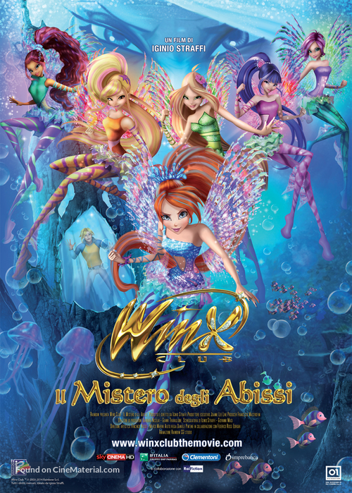 Winx Club: Il mistero degli abissi - Italian Movie Poster