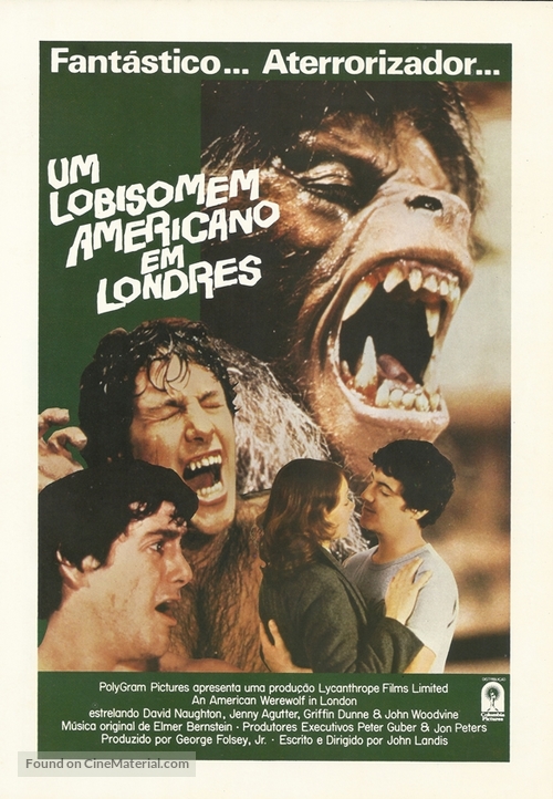An American Werewolf in London - Brazilian Movie Cover