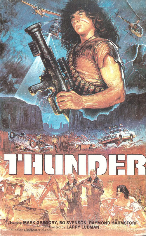 Thunder - Finnish VHS movie cover