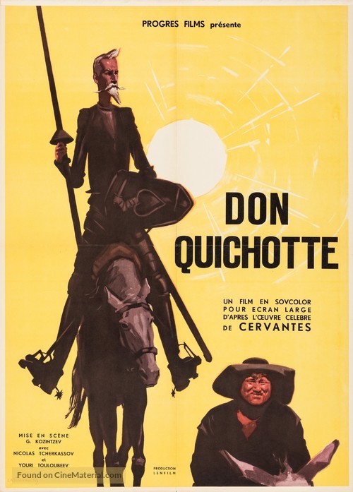 Don Kikhot - French Movie Poster