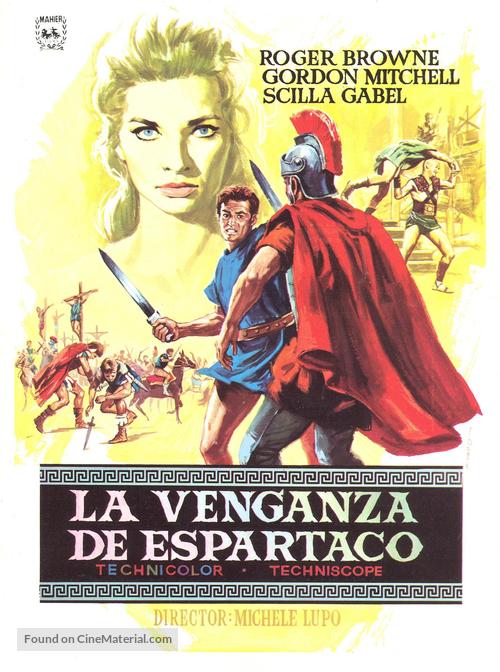 La vendetta di Spartacus - Spanish Movie Poster