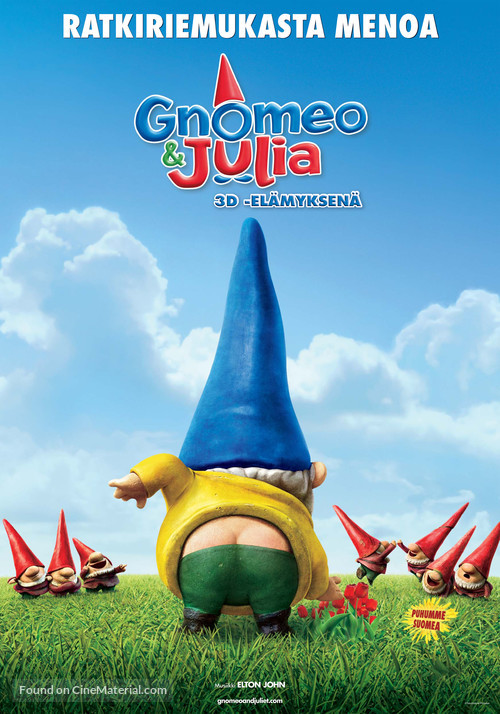 Gnomeo &amp; Juliet - Finnish Movie Poster