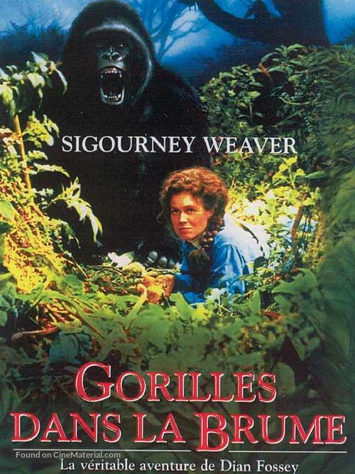 Gorillas in the Mist: The Story of Dian Fossey - French Movie Poster