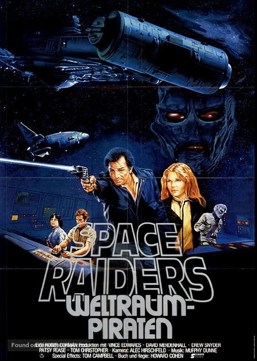 Space Raiders - German Movie Poster