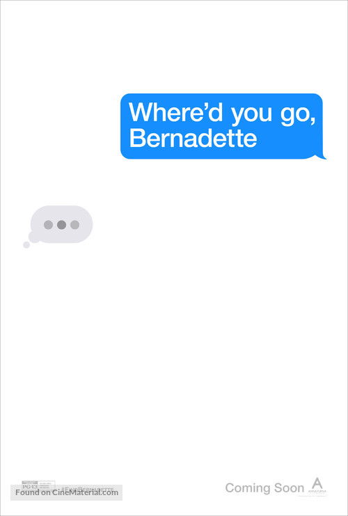 Where&#039;d You Go, Bernadette - Movie Poster