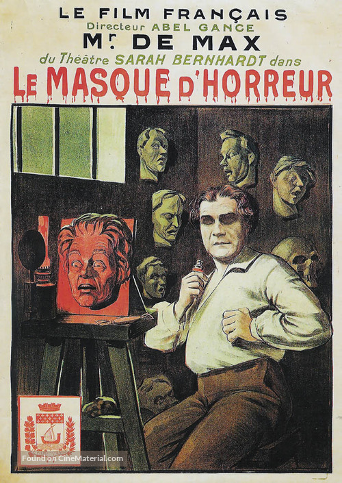 Masque d&#039;horreur, Le - French Movie Poster