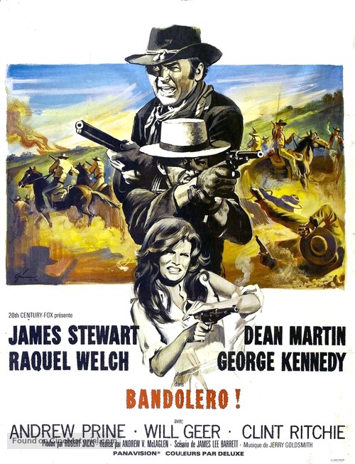 Bandolero! - French Movie Poster