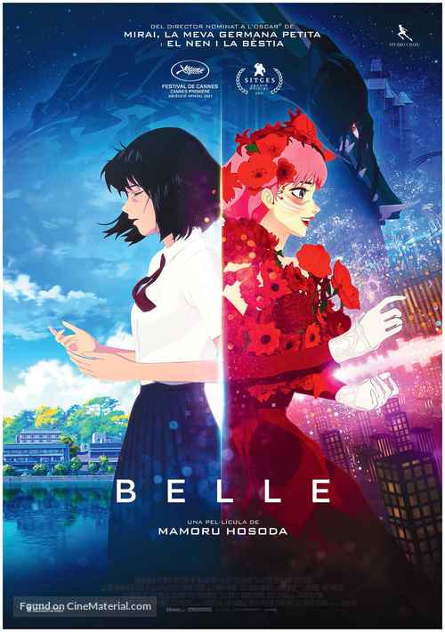 Belle: Ryu to Sobakasu no Hime - Andorran Movie Poster