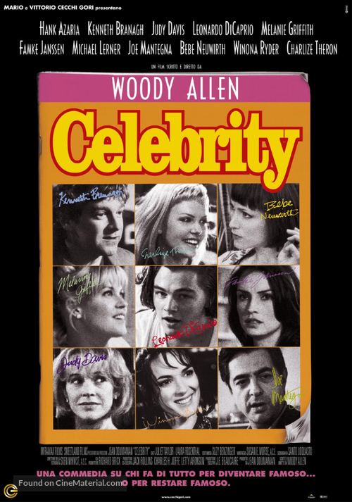 Celebrity - Italian Movie Poster