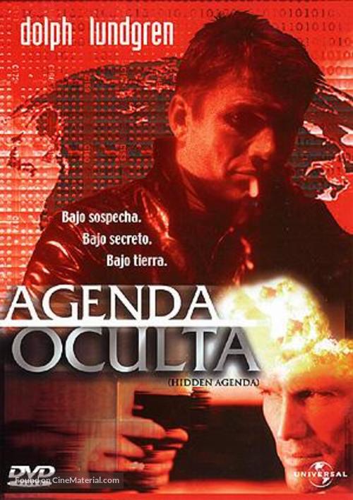 Hidden Agenda - Spanish DVD movie cover