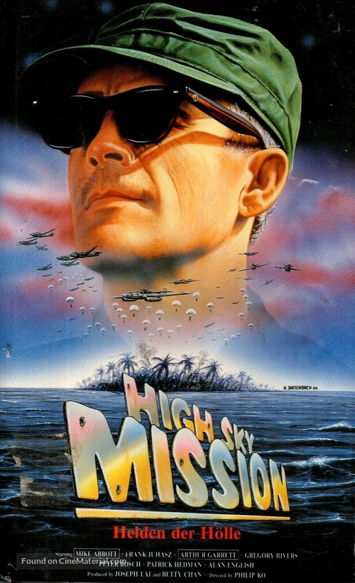 High Sky Mission - German VHS movie cover