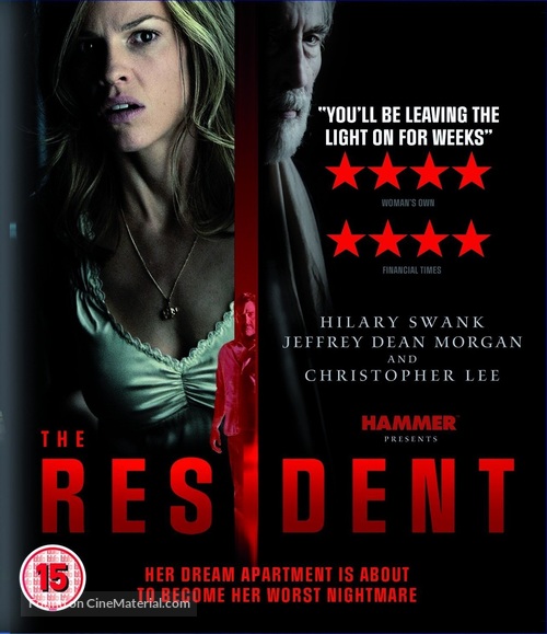 The Resident - British Blu-Ray movie cover