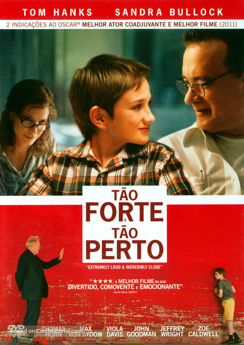 Extremely Loud &amp; Incredibly Close - Brazilian DVD movie cover