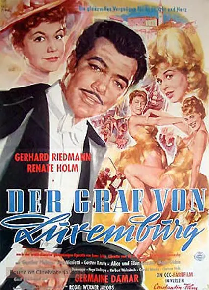 Der Graf von Luxemburg - German Movie Poster