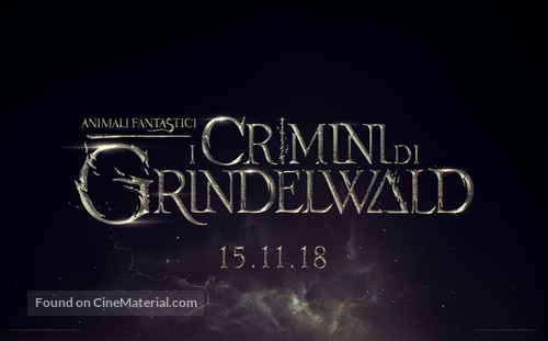 Fantastic Beasts: The Crimes of Grindelwald - Italian Movie Poster