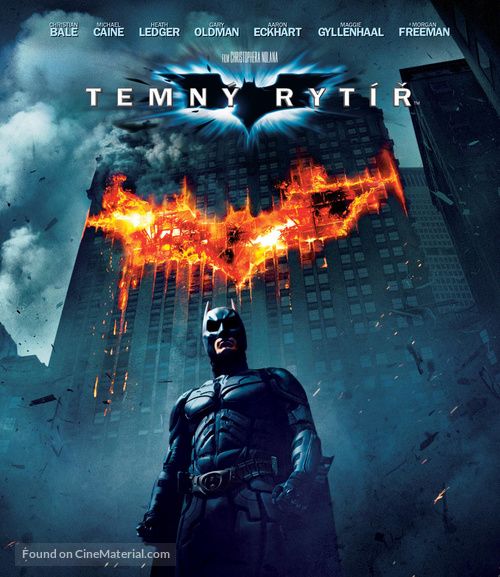 The Dark Knight - Czech Blu-Ray movie cover