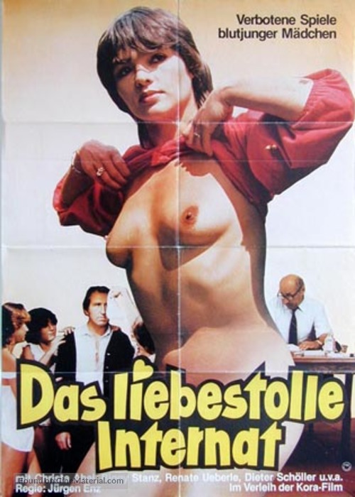 Das liebestolle Internat - German Movie Poster