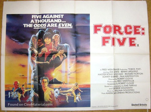 Force: Five - British Movie Poster