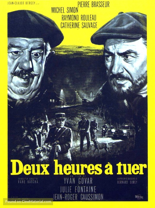 Deux heures &agrave; tuer - French Movie Poster