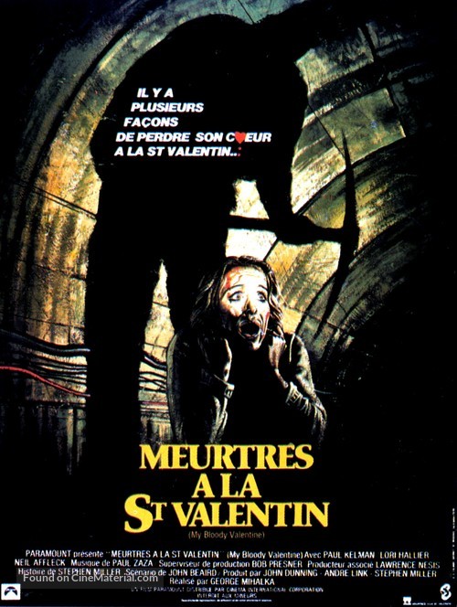 My Bloody Valentine - French Movie Poster