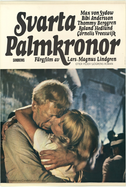 Svarta palmkronor - Swedish Movie Poster