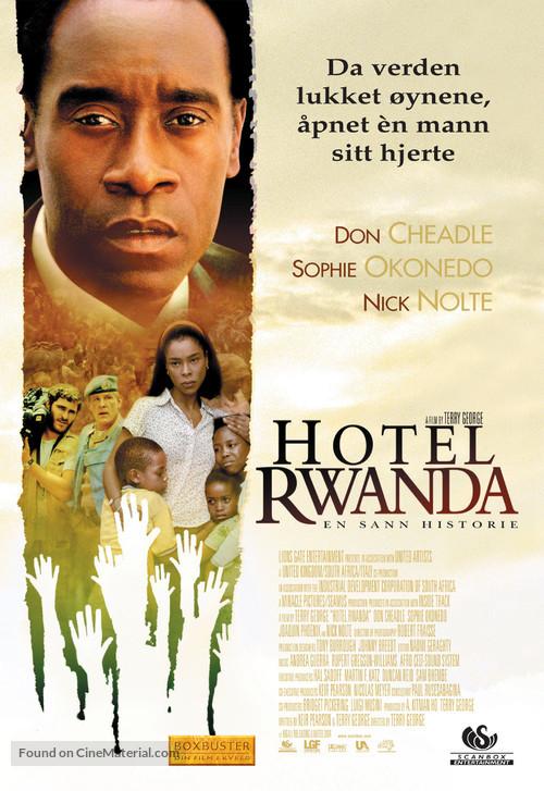 Hotel Rwanda - Norwegian Movie Poster