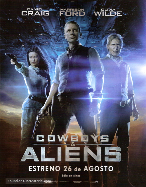 Cowboys &amp; Aliens - Uruguayan Movie Poster